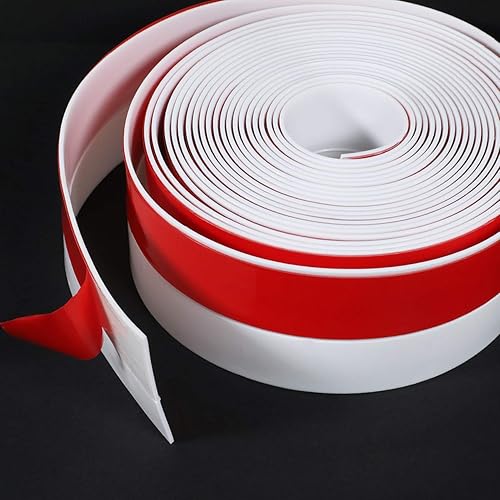 Miniatura 9 de TORRAMI Burlete ancho de silicona de 3 pulgadas de ancho y 20 pies de largo, sello de tapón para puerta de granero y garaje debajo de la parte