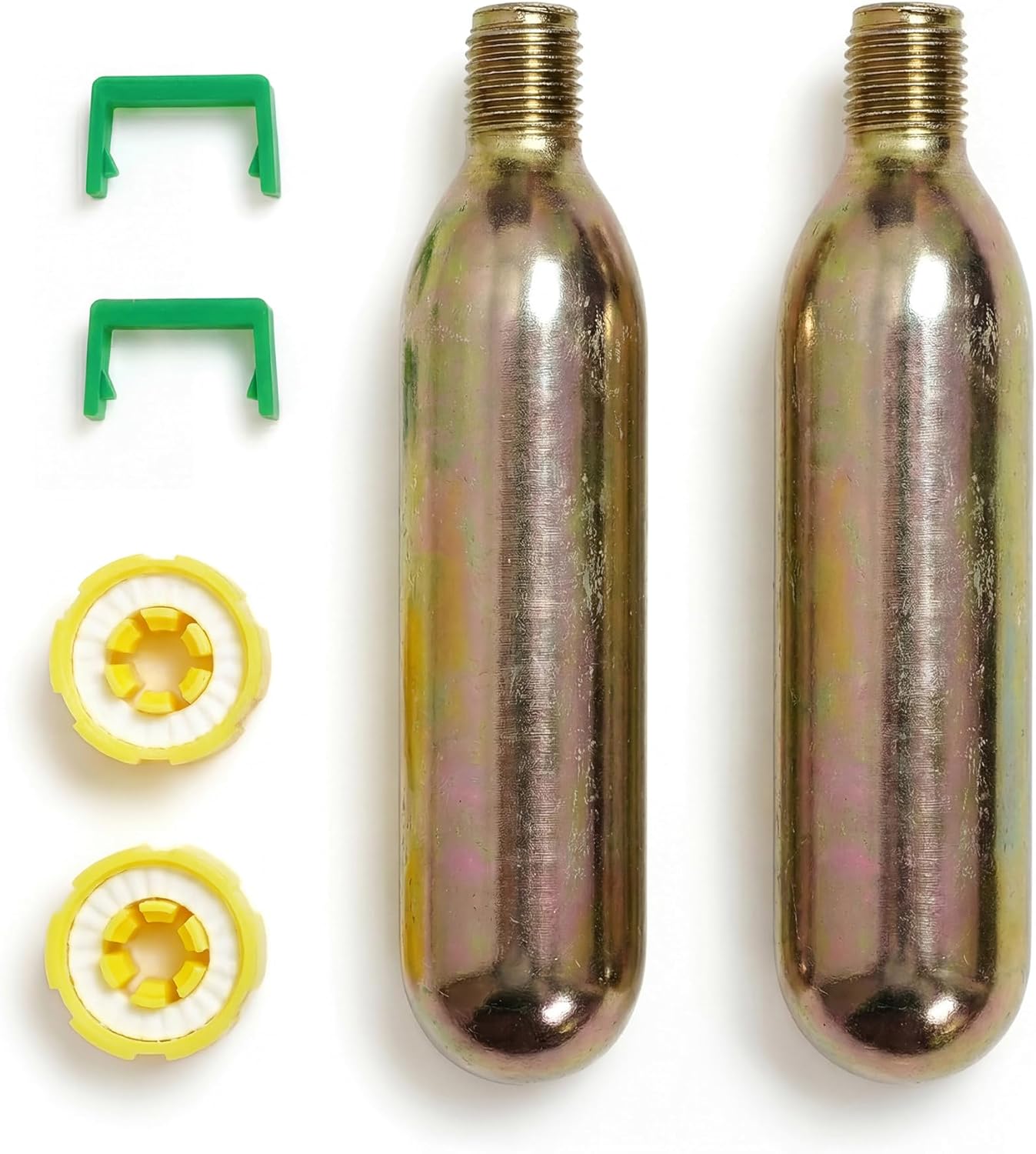 Owntop 24 Gram CO2 Cartridges PFD Rearming Kit, 1/2 inch Thread for Automatic/Manual Inflatable Life Jacket, C02 Cylinder Metal Tank 24g