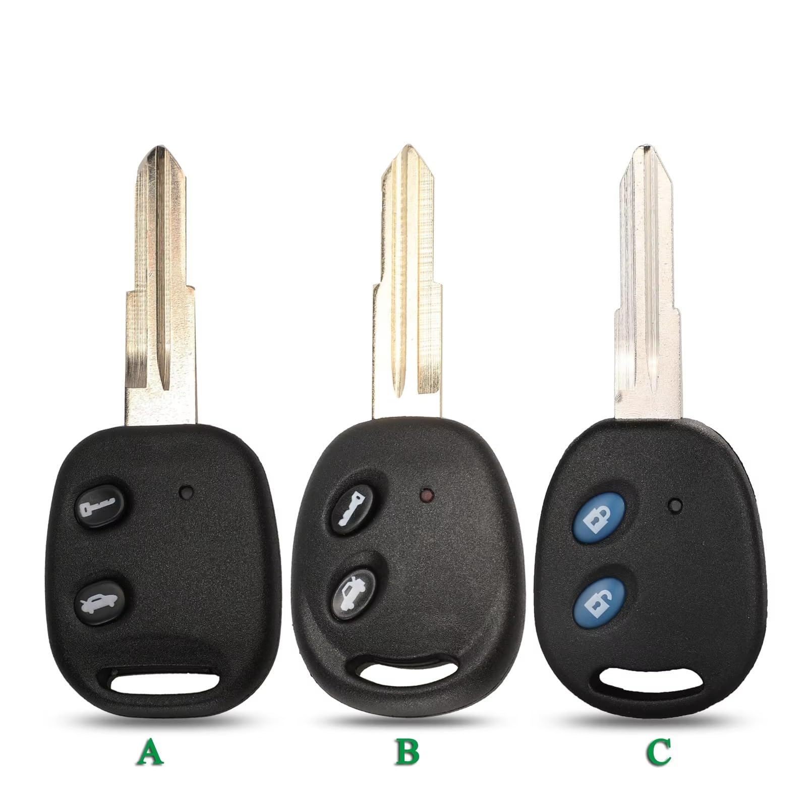 Compatibile Con Chevy Per LOVA 2006 2007 2008 2009 2010 2011 2012 2013 Per Sail 2004-2010 2 Pulsanti Custodia Chiave A Distanza Per Auto(C Key Shell)