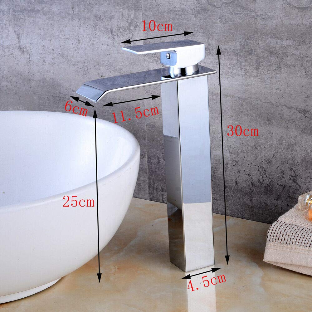 Robinet de lavabo cascade mono-levier pour salle de bain