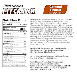 FITCRUNCH Full Size Protein Bars, 6-Layer Baked Bar, 6g of Sugar, Gluten Free & Soft Cake Core (12 Bars, Variety Pack)