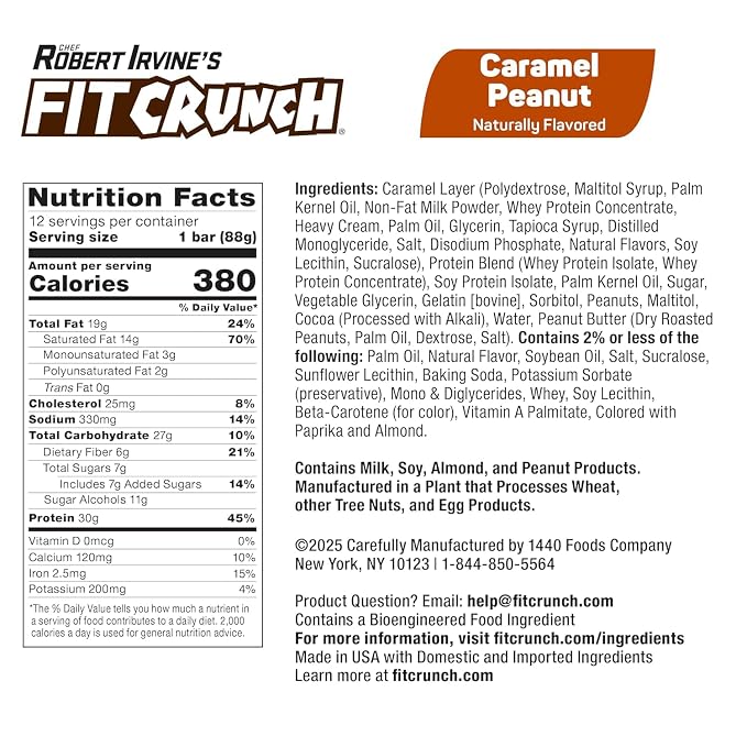 Barritas proteicas FitCrunch de 12 unidades variedad miniatura 5