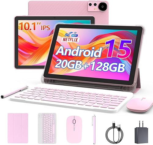 Miniatura 1 de Tablet Android 13 de 10 pulgadas, 2024 más reciente 12 GB de RAM+128 GB ROM1 TB tabletas expandibles PC, tabletas 2 en 1 con teclado, pantalla HD de