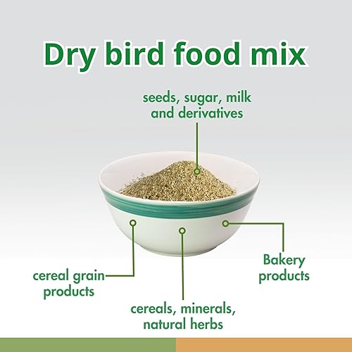 Miniatura 4 de PINETA - Alimento seco blanco para pájaros de 5 libras, alimento para pinzones, mezcla rica en nutrientes para pinzones y pájaros pequeños, apoya la