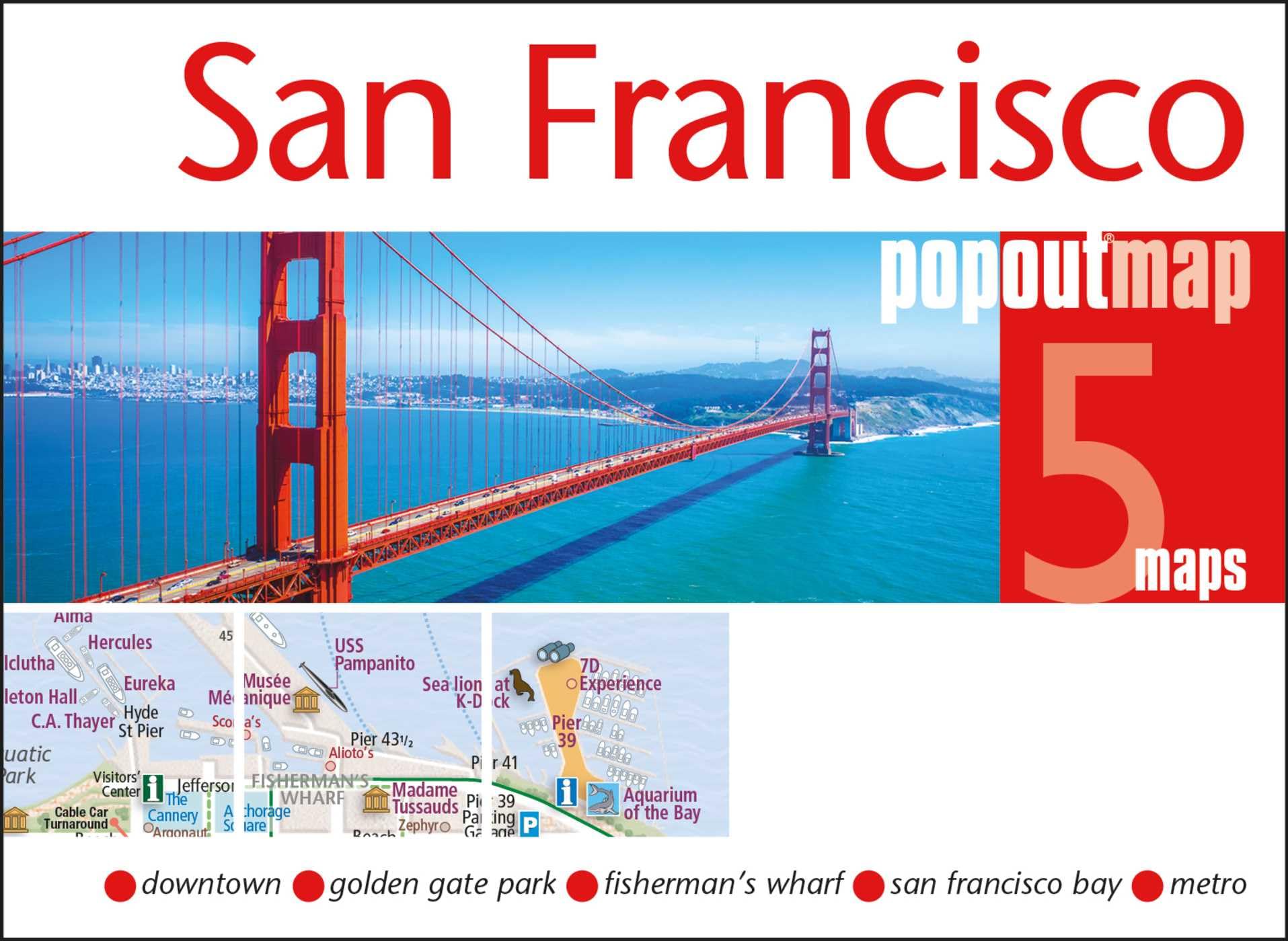 San Francisco PopOut Map (PopOut Maps)