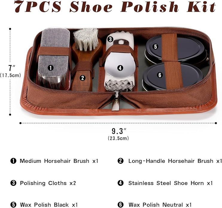 Kit para Cuidado y Limpieza de Calzado de Cuero miniatura 2