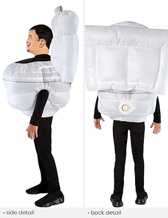 Rubies Skibidi Toilet Inflatable Costume for Kids, Boys Costume