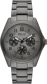 RELIC by Fossil Men's Chris Multifunction Gunmetal Stainless Steel Watch (Model: ZR16051)