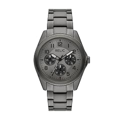 RELIC by Fossil Mens Chris Multifunction Gunmetal Stainless Steel Watch Model ZR16051