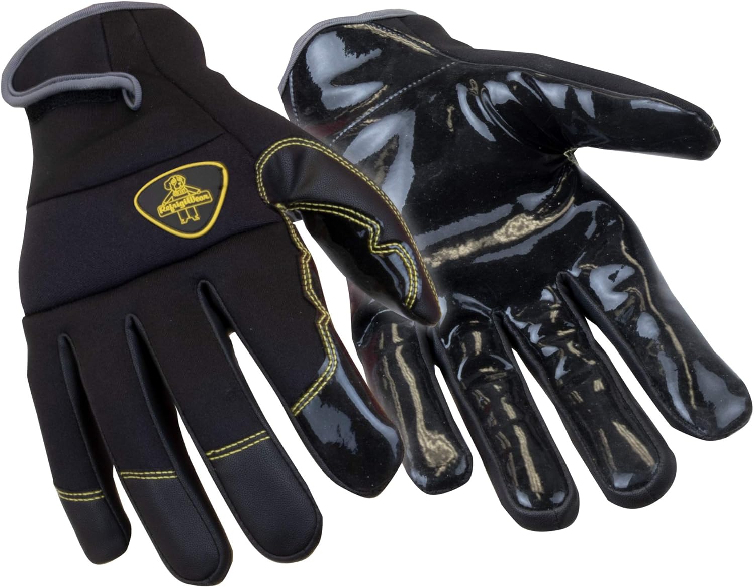 RefrigiWear Insulated Grip Gladiator Work Gloves with Silicone Coated Palm