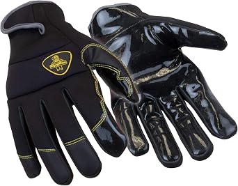 RefrigiWear Insulated Grip Gladiator Work Gloves with Silicone Coated Palm