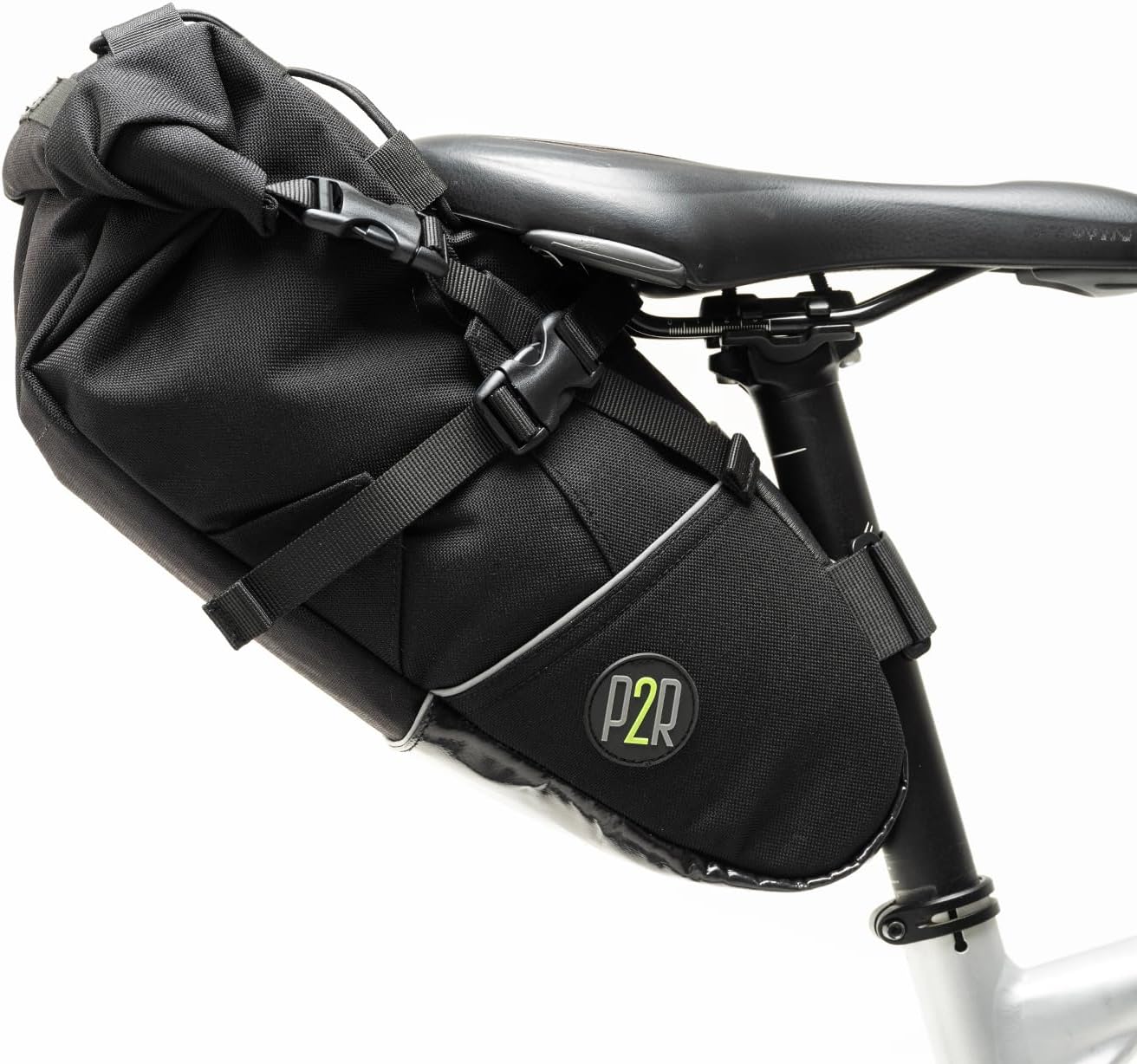Inova Light Bike Saddle Bag - Water Resistant, Durable Cordura Fabric, Essential for Bikepacking - Under Seat Storage, Seat Bag for Road, Gravel Cycling