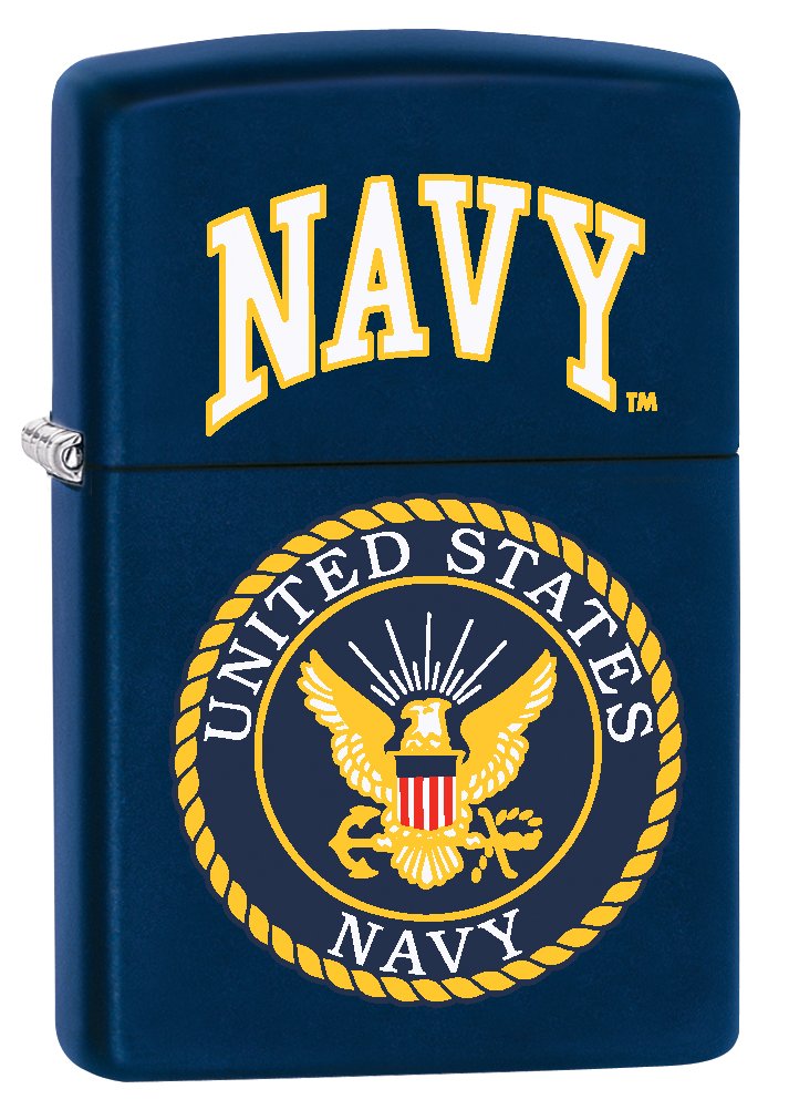 Zippo Lighter United States Navy Logo - Navy Matte 76926