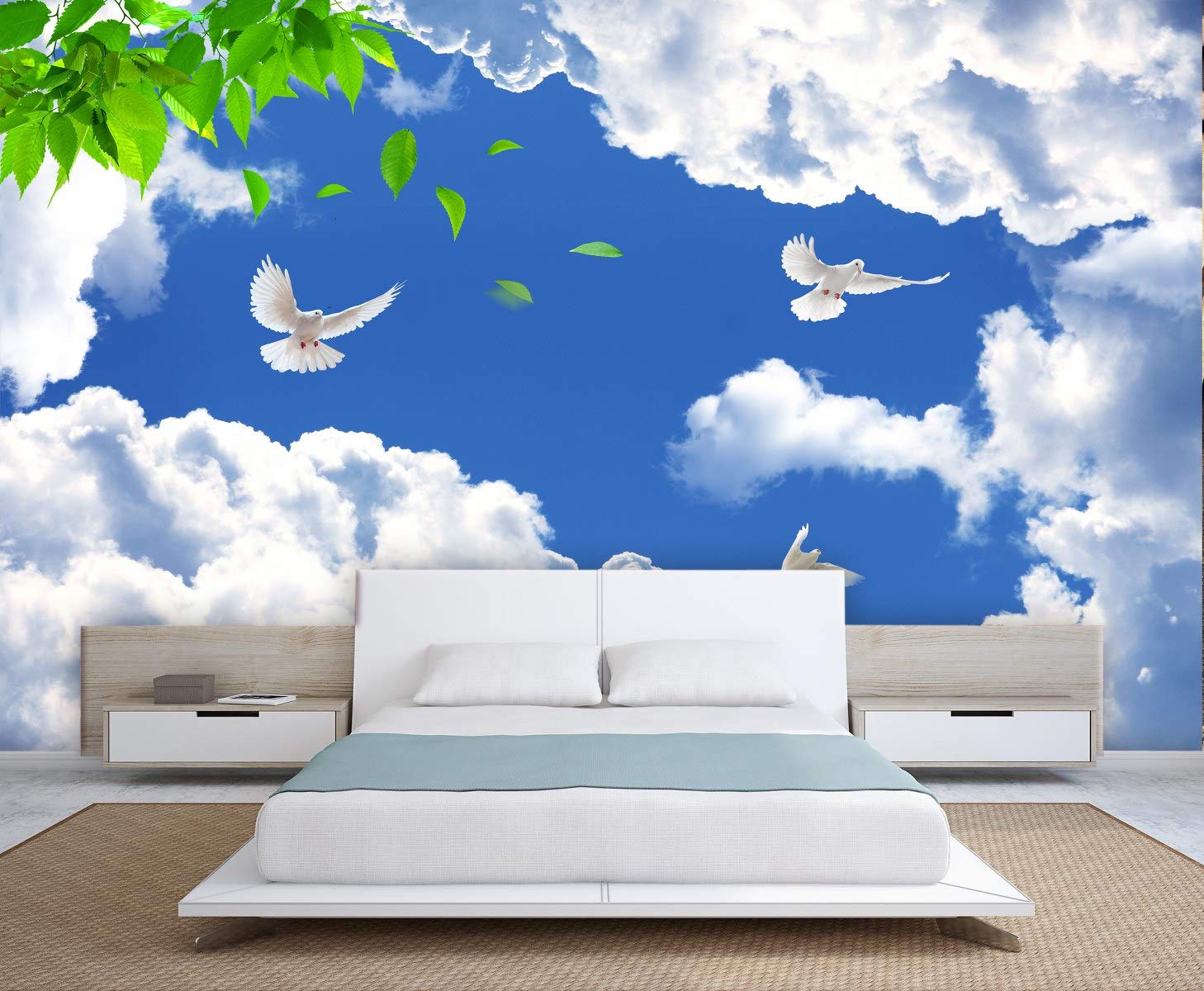 999STORE Hd Blue Sky and White Flying Birds Wallpapers for Walls (Non-Wooven_13X10 Feet_Multi) (B07PCQ4Z5M) Amazon Price History, Amazon Price Tracker
