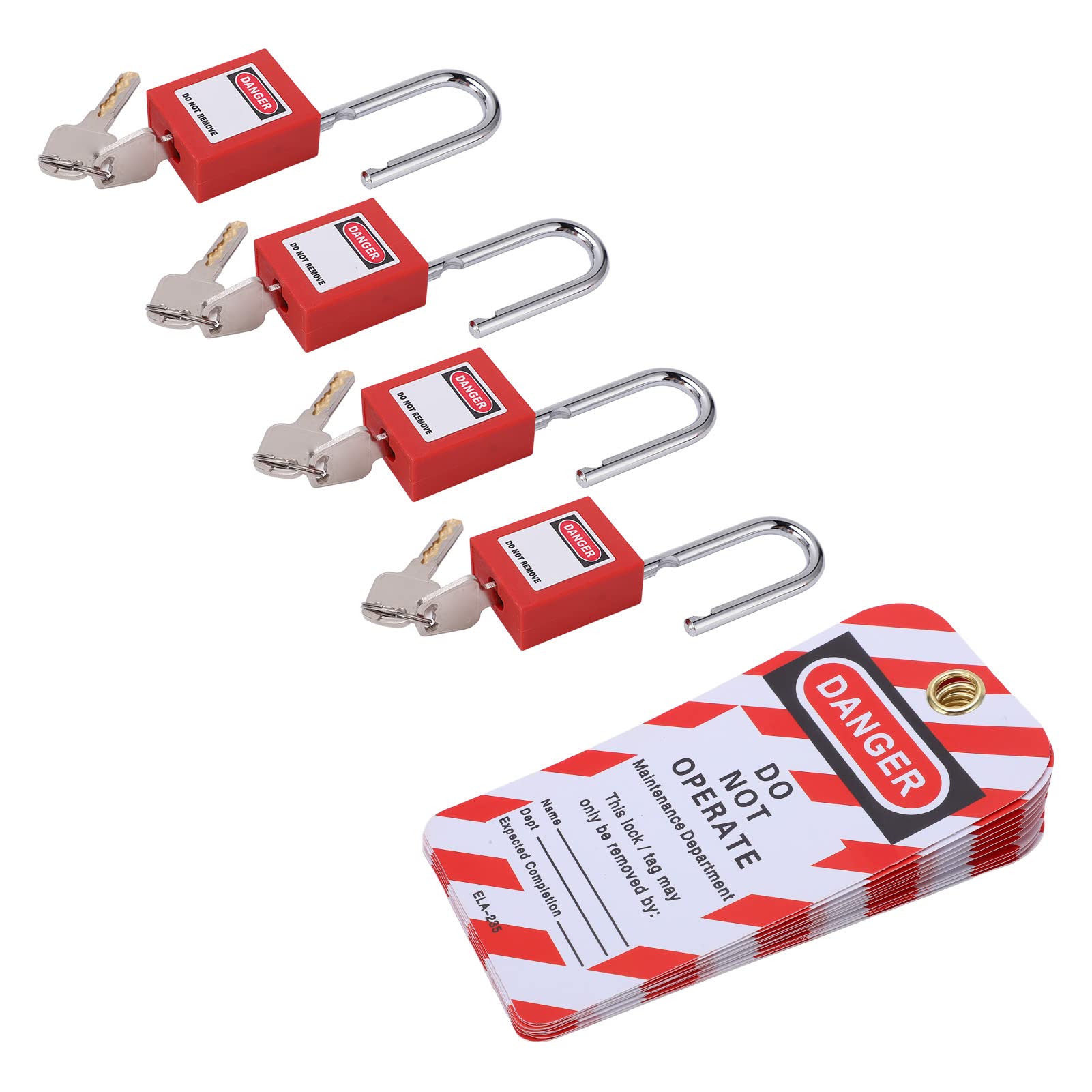 Kit de seguridad industrial de bloqueo eléctrico con loto para seguridad industrial , química y eléctrica