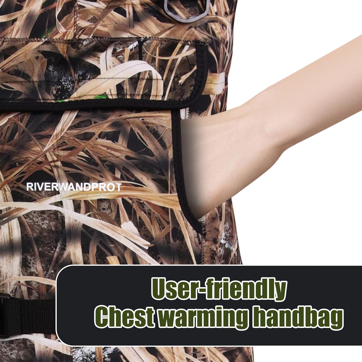 Neoprene Fishing Waders with Boots for Men, Waterproof Chest Waders, Hunting Clothes, Fishing Bibs Wading Pants - Image 5