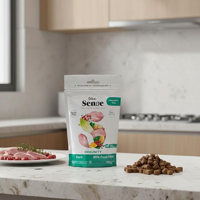 Foto 2 de 5 de Dibaq Sense - Snack para perros adultos Dibaq Sense Inmunity pato 100 g