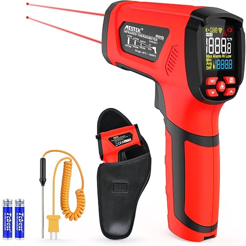 Thermomètre Infrarouge MESTEK Pistolet Temperature Laser Pyromet 