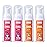 NOHOO Fluoride Free Foam Toothpaste Kids Fruit Flavour,Natural Training Toothpaste for Baby Toddler Children Oral Cleaning and Cavity Protection (2 Strawberry + 2 Orange)