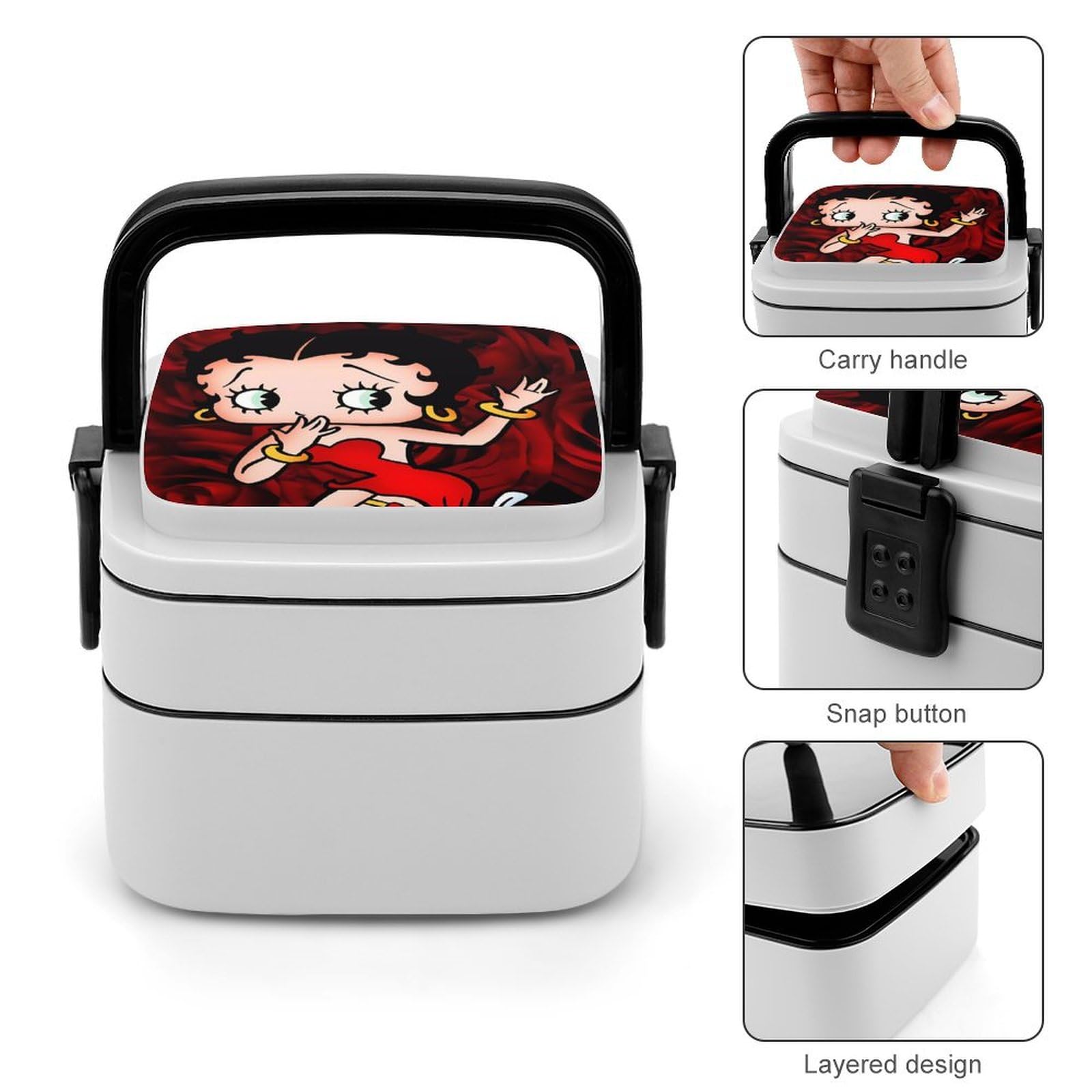 Amazon | ベティちゃん 弁当箱 ランチボックス 二層ランチボックス