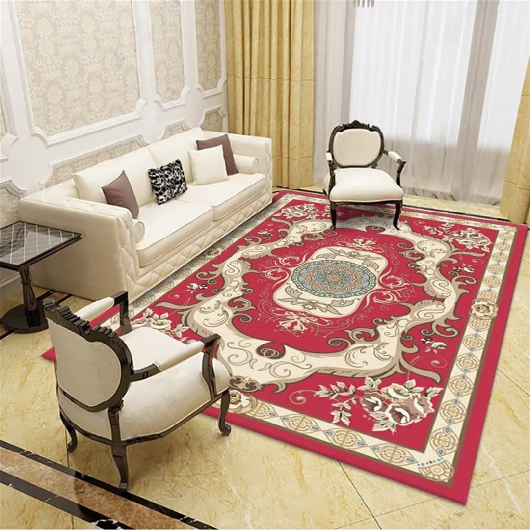Tapis de sol camping rouge fini le froid aux pieds sous la tente