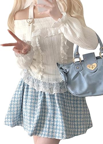 Amazon | [XHSUKADO] オフショルダー ニット レディース 