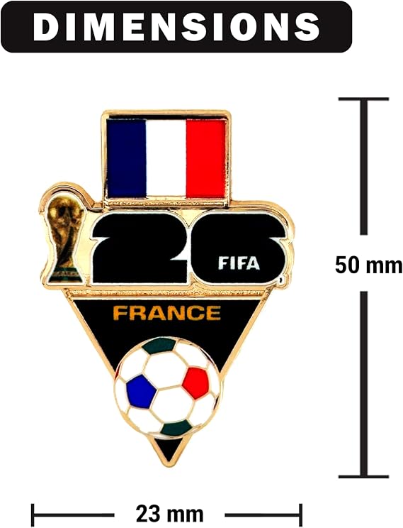 2026 FIFA World Cup Lapel Pin - Premium Zinc Alloy, Officially Licensed Collectible Souvenir - Gift & Event Keepsake For Hats, Bags & Collections