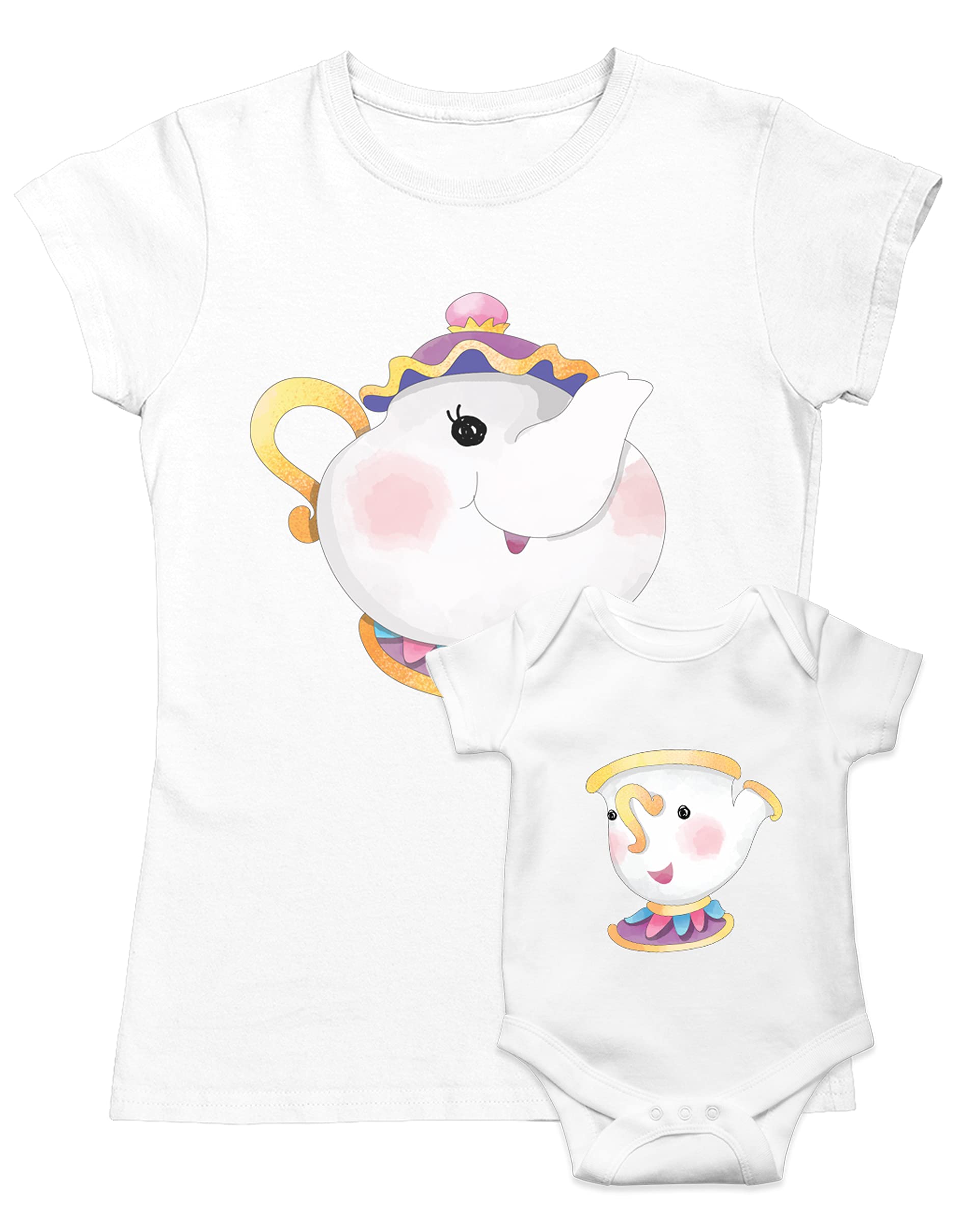 Camiseta Body Conjunto Mamá Niño Niña Chip Potts