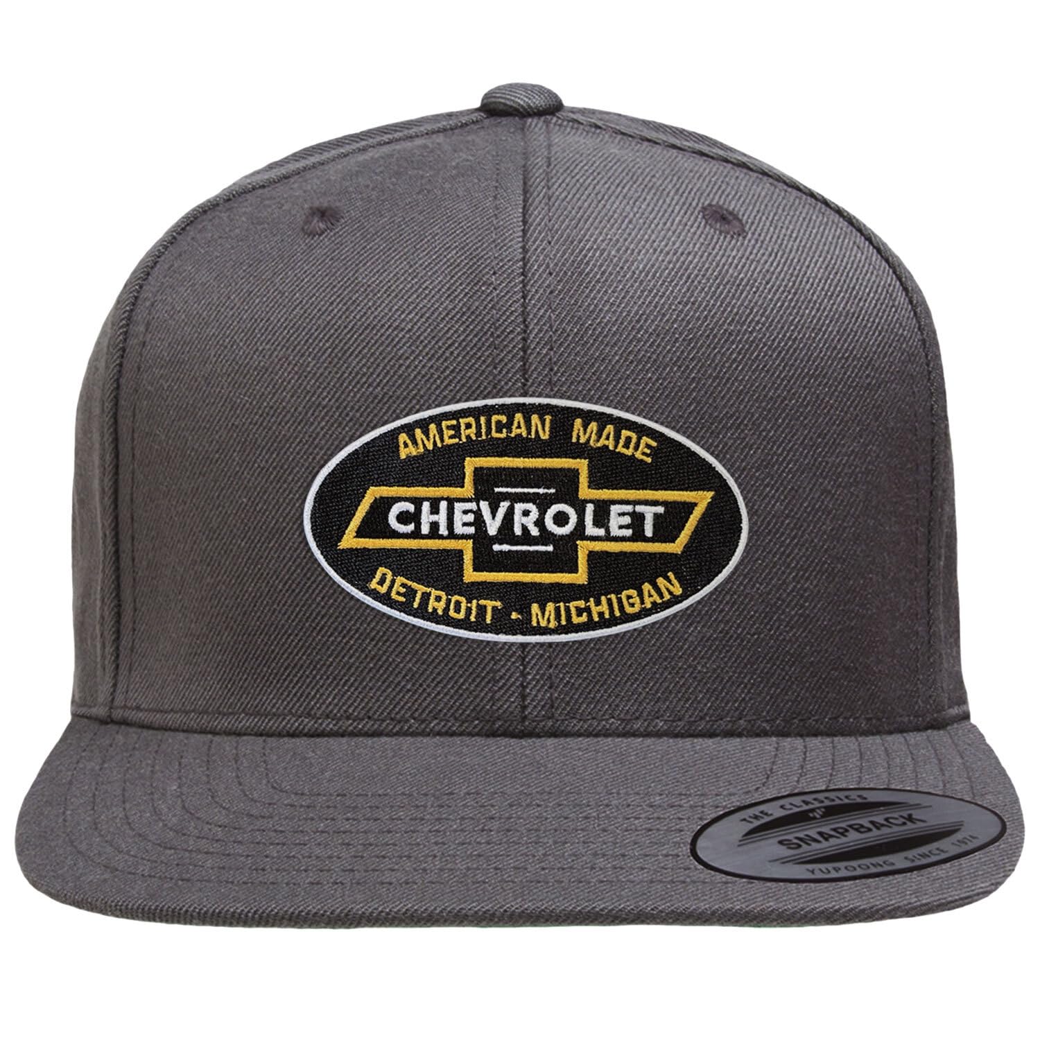 Chevrolet Officially Licensed American Made Premium Snapback Cap (Dark Grey)