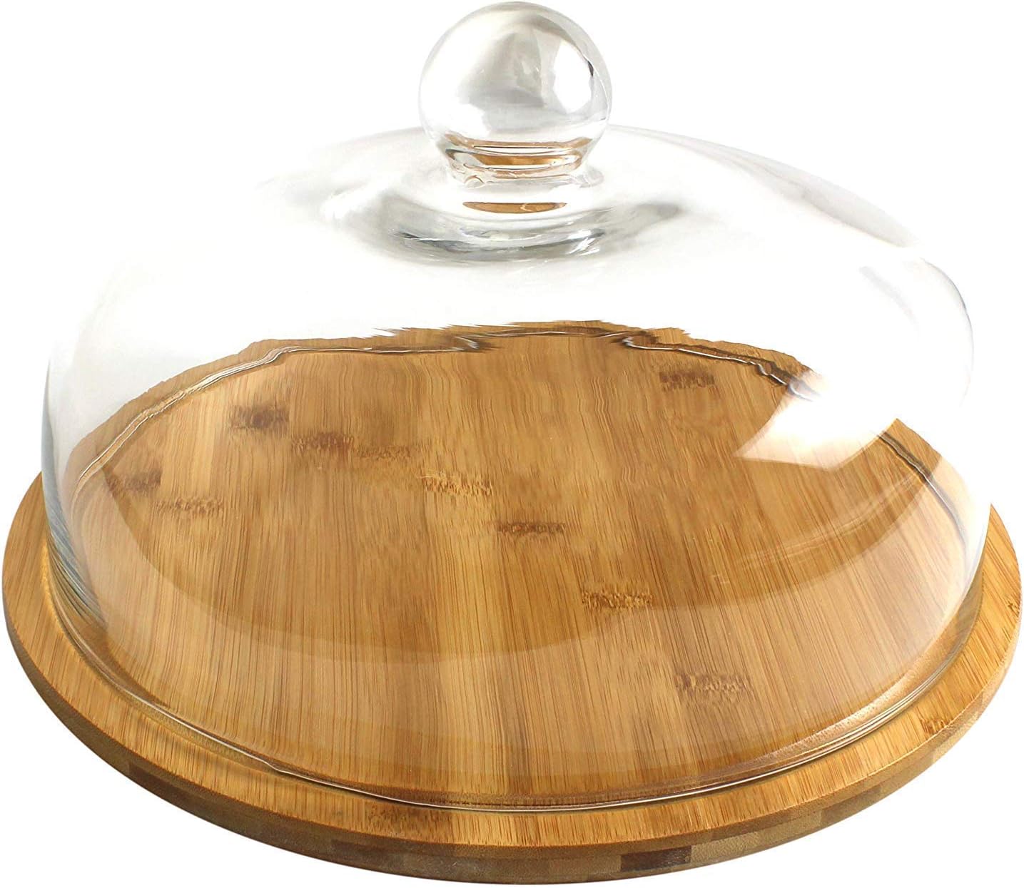 JENY Cake Stand Multi Functional Serving Platter and Cake Container with Dome (B)