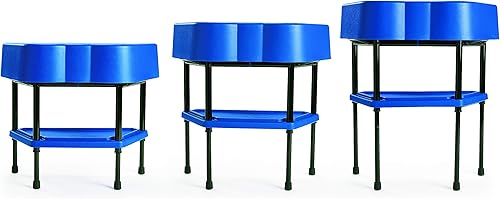 Miniatura 20 de Children's Factory - Mesa sensorial para niños pequeños con tapa, azul, AFB5100PB, actividades de arena y agua ajustables para niños, guardería o