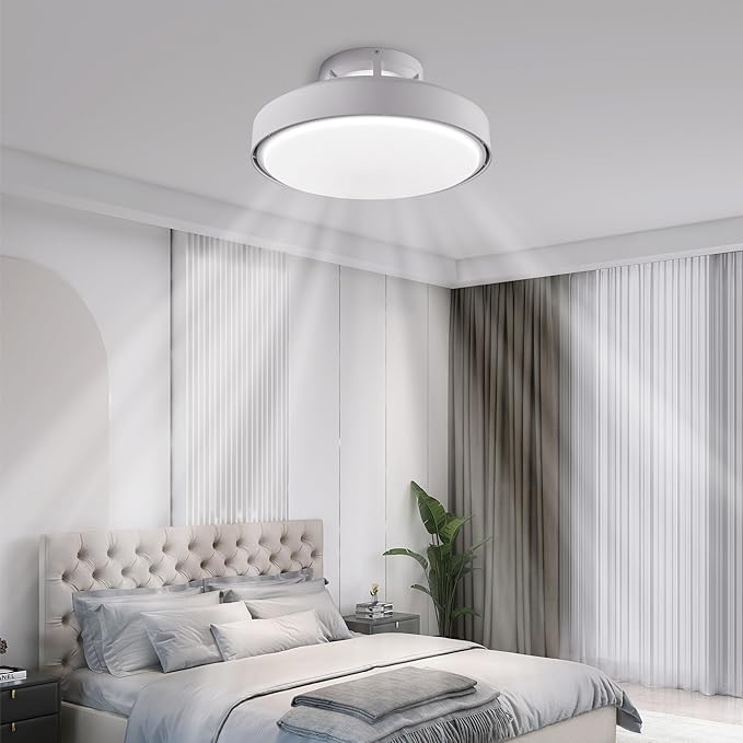 Ventilador de Techo 19'' Con Luz LED y Control Remoto 110V miniatura 8