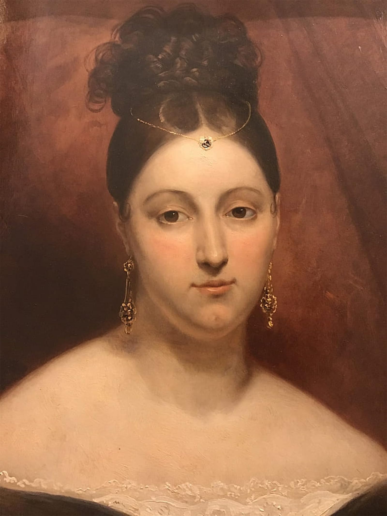 SERENDIPITP Vintage Picture Print on Canvas Wall Art Poster Portrait of the Opera Maria Malibran by Ary Scheffer Artwork Print Poster for Wall Decor 60x90cm