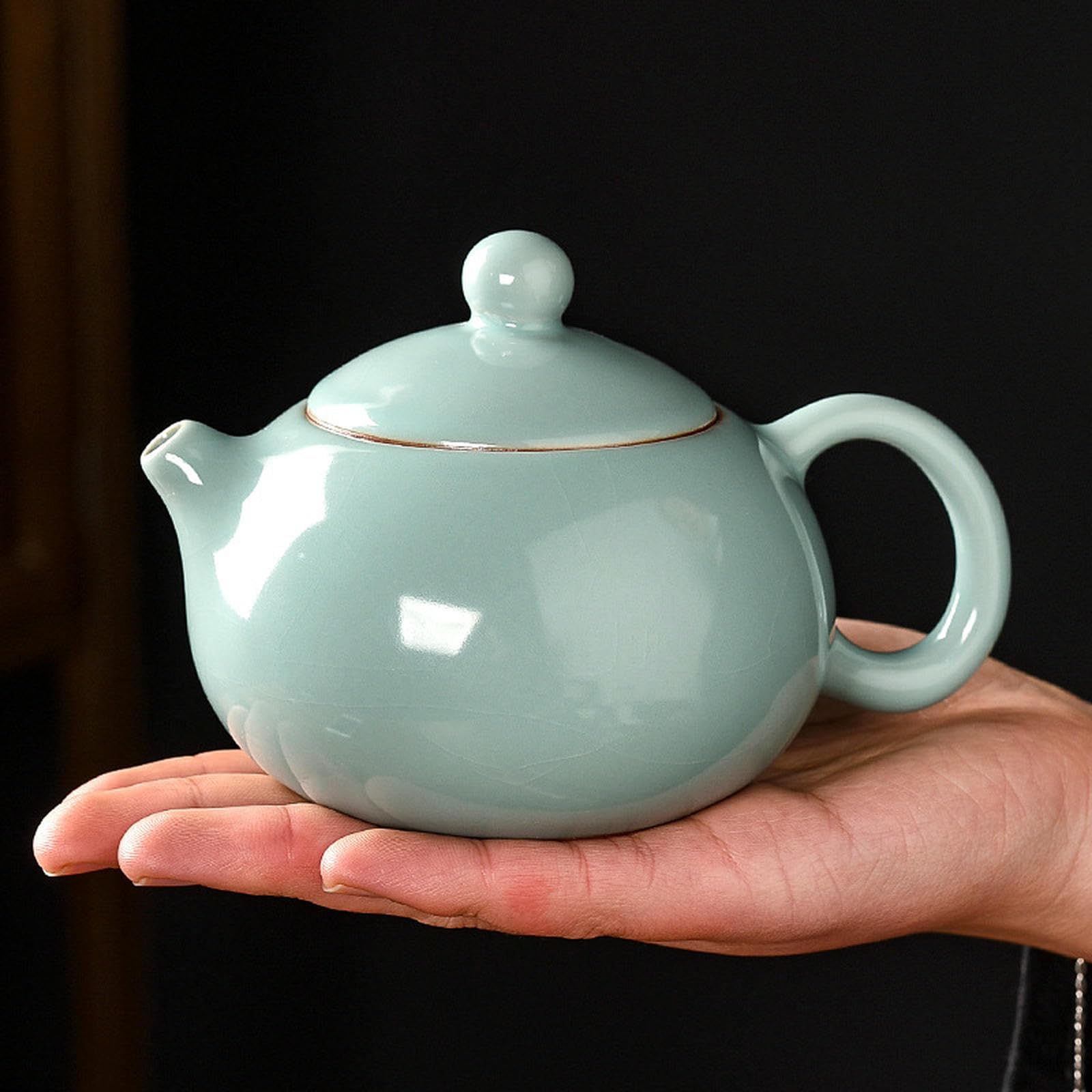 Chiński retro-ręcznie wykonany czajniczek Tianqing, domowy ceramiczny zestaw do herbaty Kung Fu - czajniczek Xi Shi