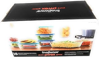 Snapware Pure Pyrex 18-Piece Glass Food Storage Set, 2.6, Clear