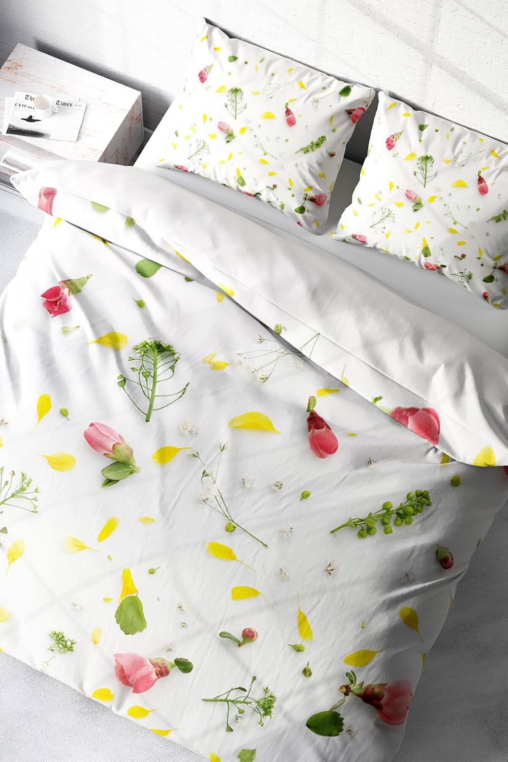 MONOHOME%100 Pamuk Saten Çift Kişilik Nevresim Takımı Garden, MONOHOME39813