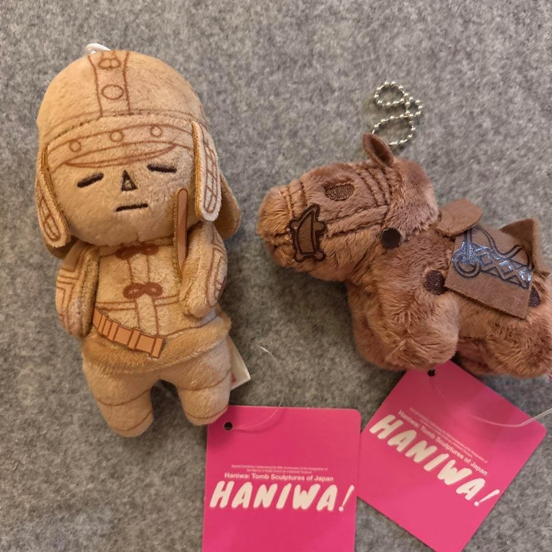 『特別展 はにわ　挂甲の武人 & 馬形埴輪 マスコットキーホルダー』 はにわ展 挂甲の武人 & 馬形埴輪 マスコットキーホルダー はにわ