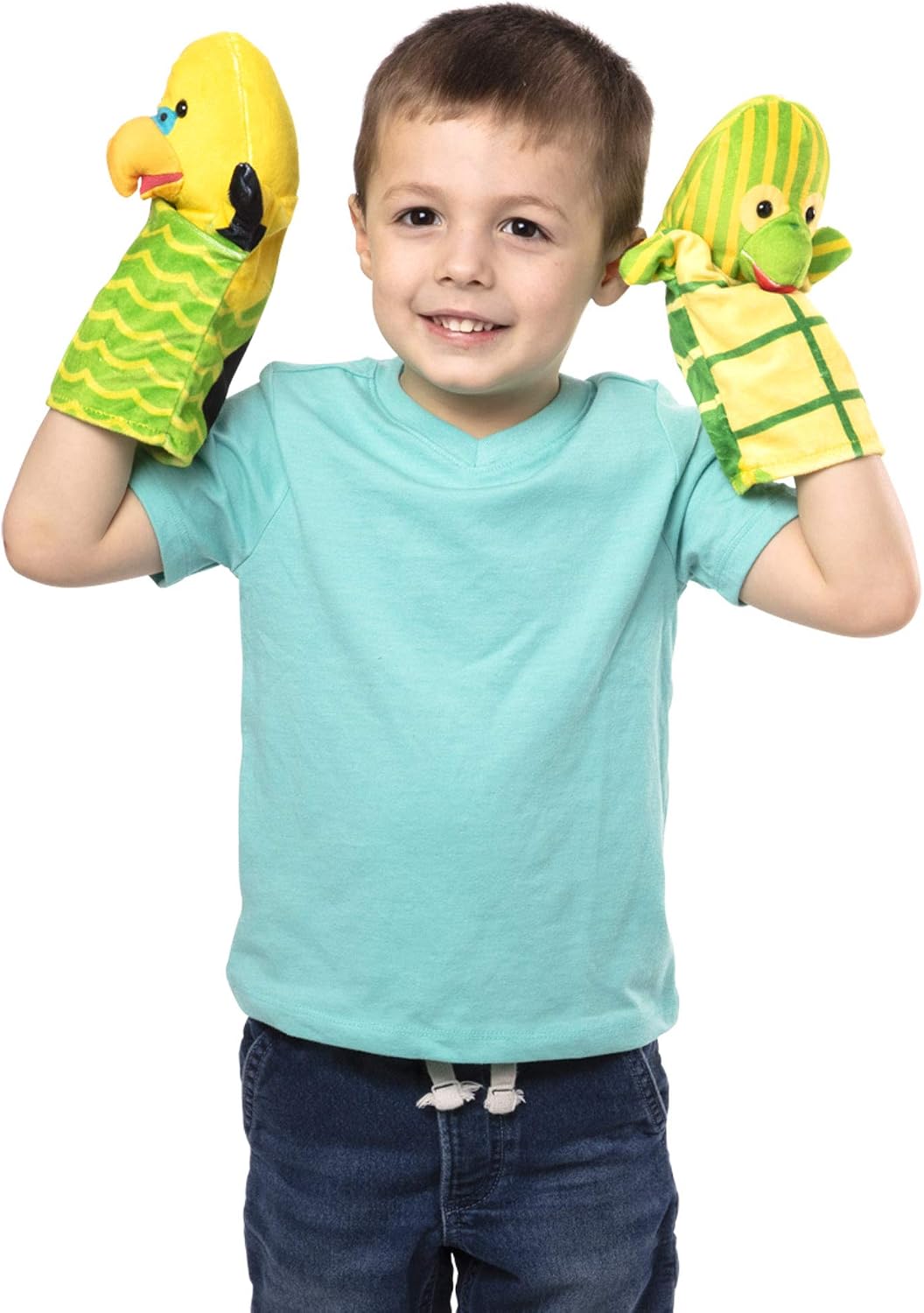 Melissa & Doug Pet Buddies Hand Puppets (6 Pc)