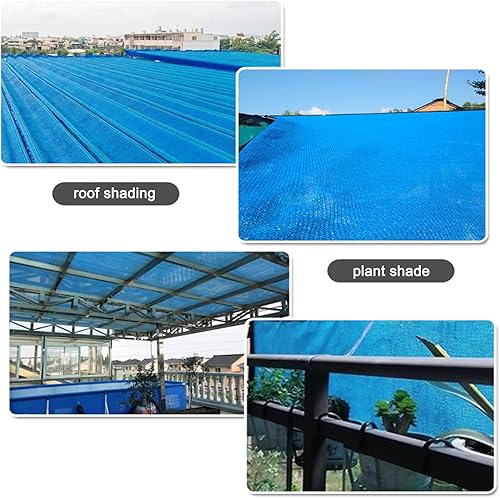 Miniatura 8 de KDDEON Blue Sunblock Shade Cloth,Shade Netting,Mesh Tarp,88% UV Resistant Net,Anti-Aging Sun Shade Fabric,Light and Breathable,for