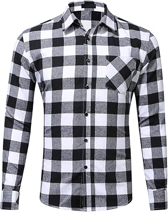 checkered polo for men