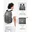 WATERFLY Lightweight Packable Hiking Backpack: 30L Foldable Travel Daypack Ultralight Camping Day Pack for Woman Man Grey