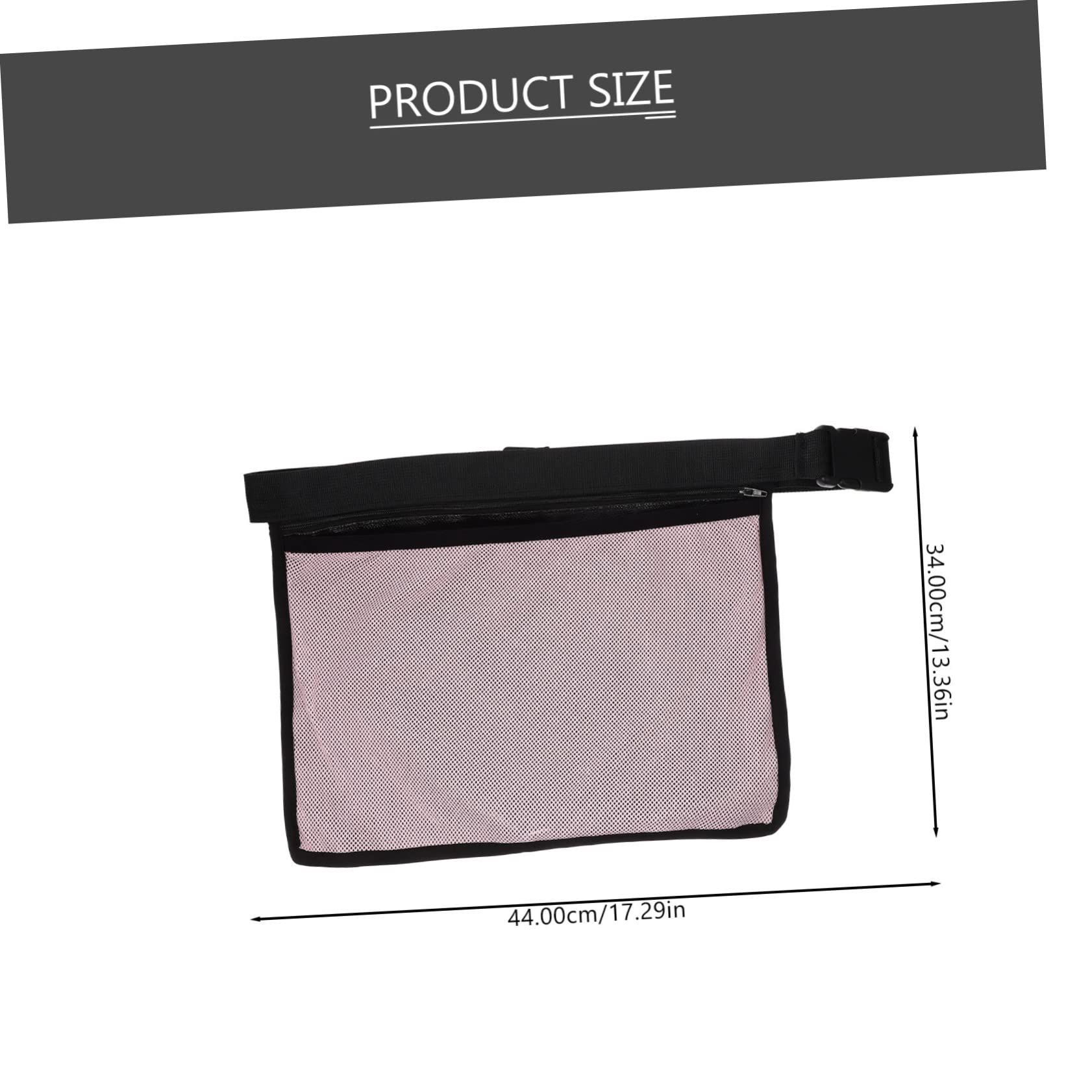 GOOHOCHY Portable Tennis Ball Storage Bag Mesh Waist Holder Pouch for Sports Supplies Durable Breathable Design for Tennis present for Sports Enthusiasts