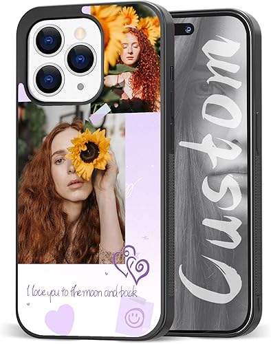 iFUOFF Fundas de teléfono con collage de fotos personalizadas, fundas de silicona hipster para iPhone 11, 12, 13, 14 Pro Max Plus Mini Samsung