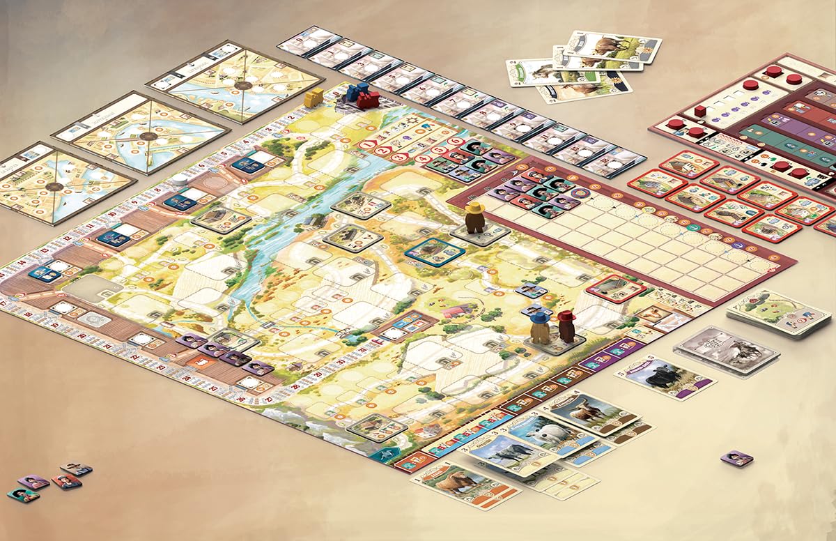 Eggertspiele, Great Western Trail - Argentine - Jeu de connaisseurs - Jeu de stratégie - 1 à 4 Joueurs - À partir de 12 Ans et Plus - 75 à 100 Minutes - Allemand - Multicolore