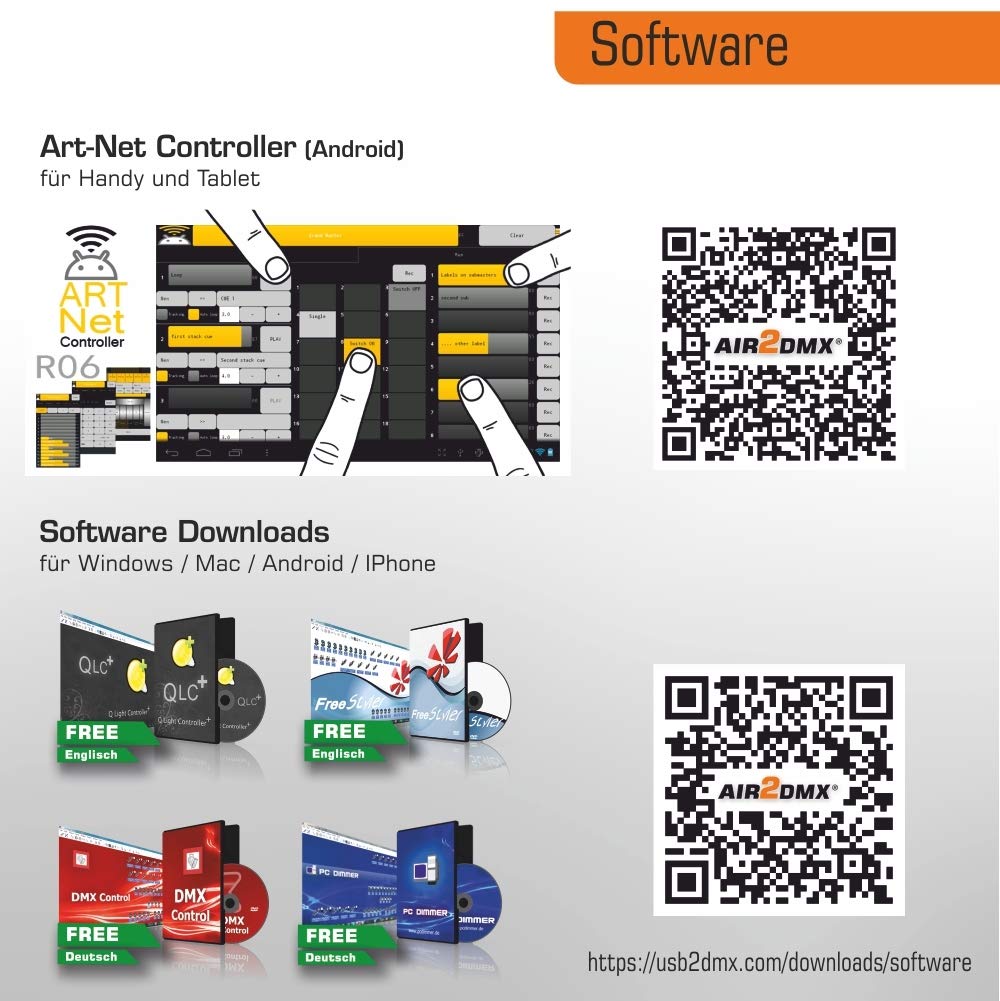 PRO WLAN DMX Interface Wireless ArtNet Node