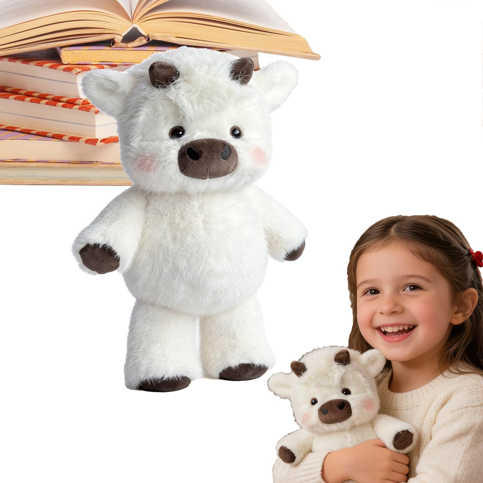 Peluche De V aca Grande Y Suave, 45 Cm. Adorable Peluche De V aca Corriendo, Muñeco Coleccionable De Ternero De Dibujos Animados, Juguetes Interactivos De Animales Para El Hogar, Habitación Infantil — view 10