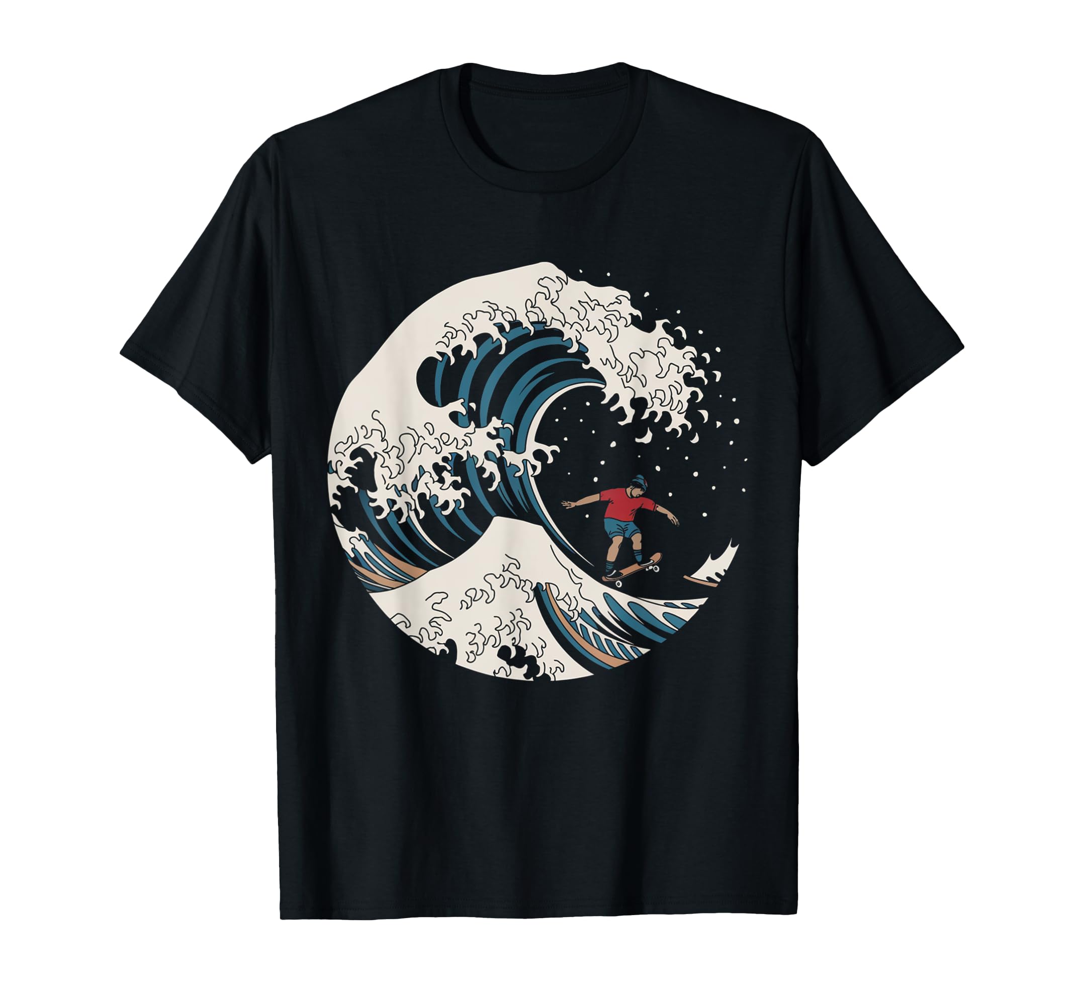 Skateboarding Japanese Skateboard Skater Art Skateboarder T-Shirt