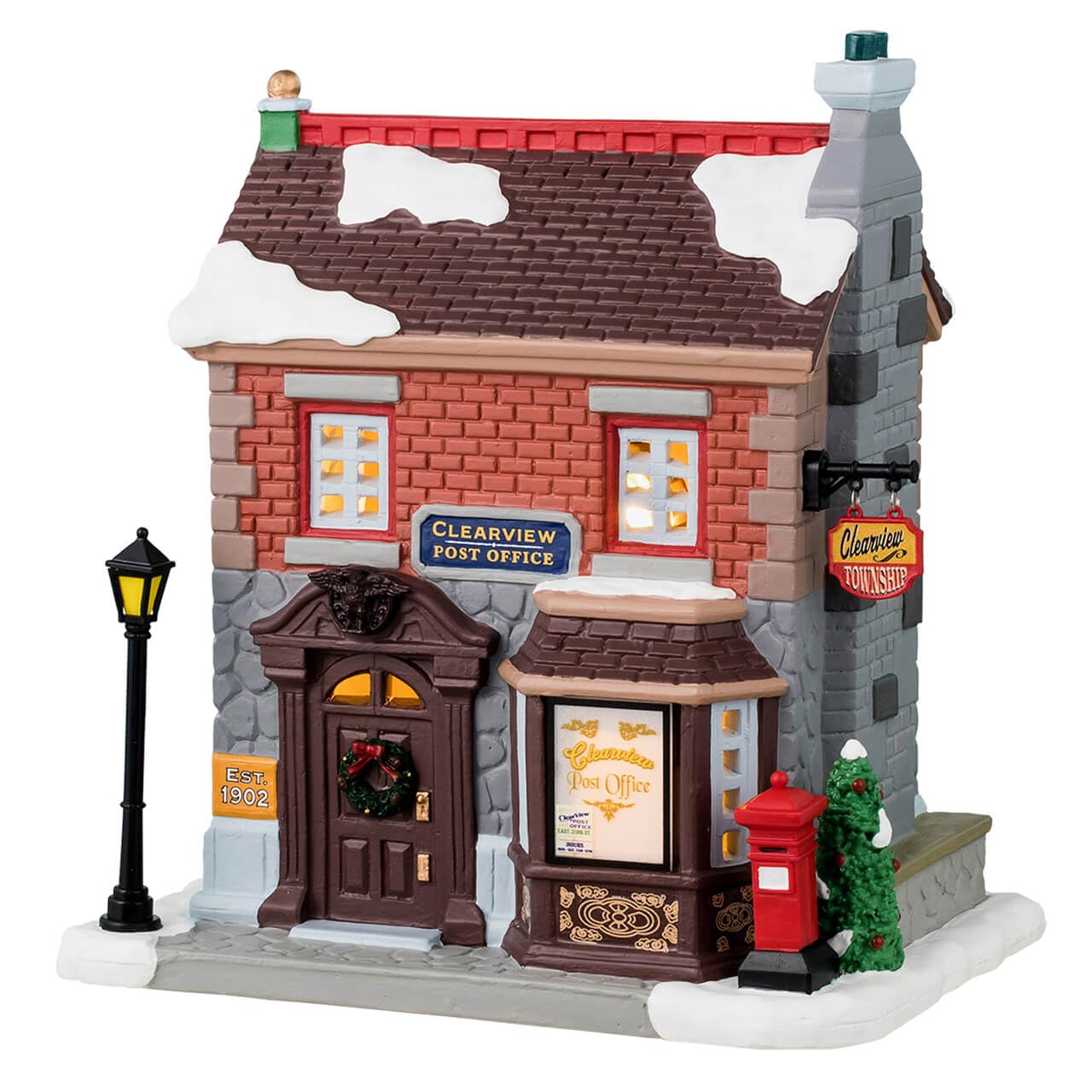 Lemax Christmas Village Clearview 45247 Bureau de Poste