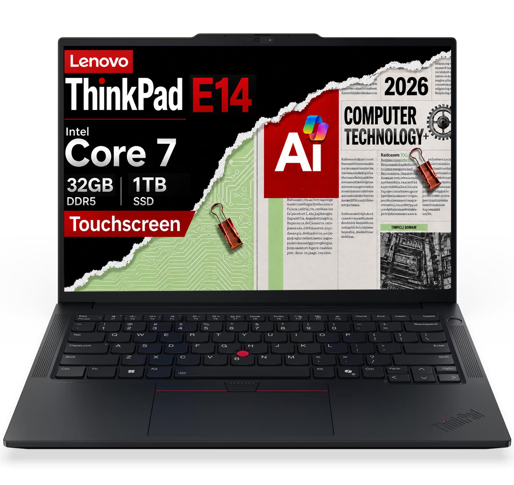 Amazon.com: Lenovo ThinkPad E14 Gen 7 Business Laptop (14