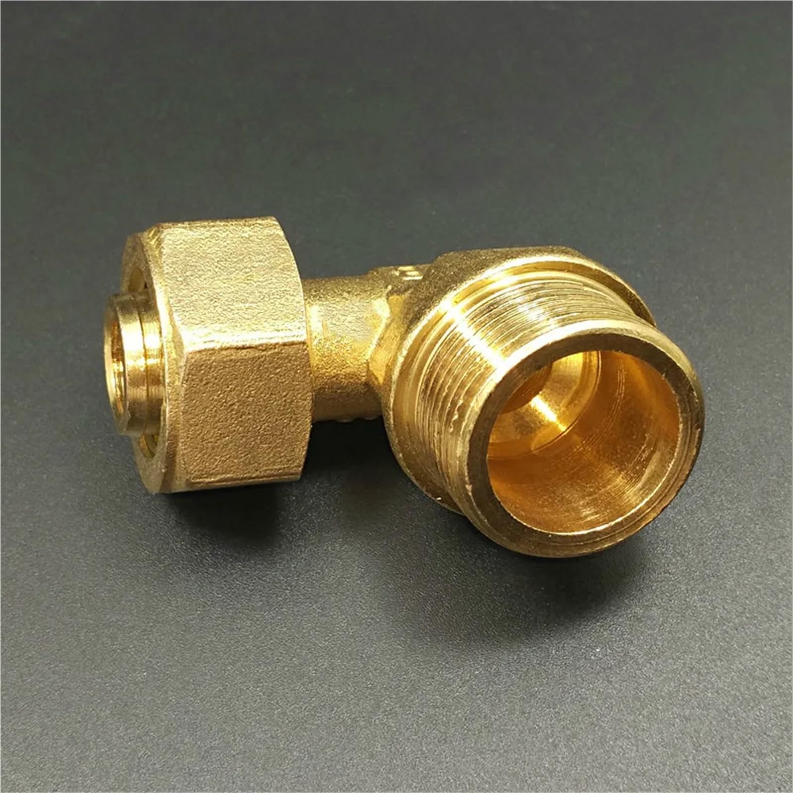 1216 1418 1620 2025 2632 PEX-AL-PEX 3/4" Male Female Brass Elbow 90 Degree Pipe Fitting For Solar Floor Heating(BSP Female,1216_3/4")